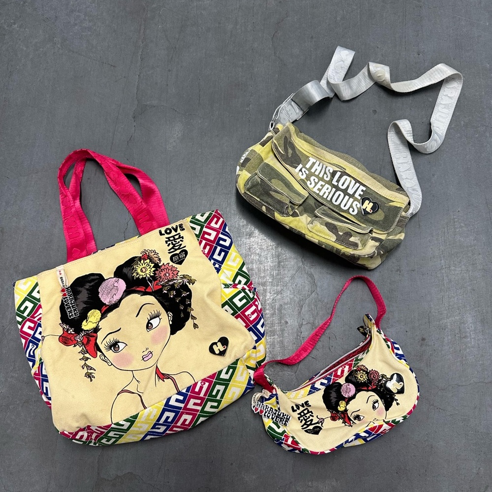Y2K Harajuku Lovers purse bundle
